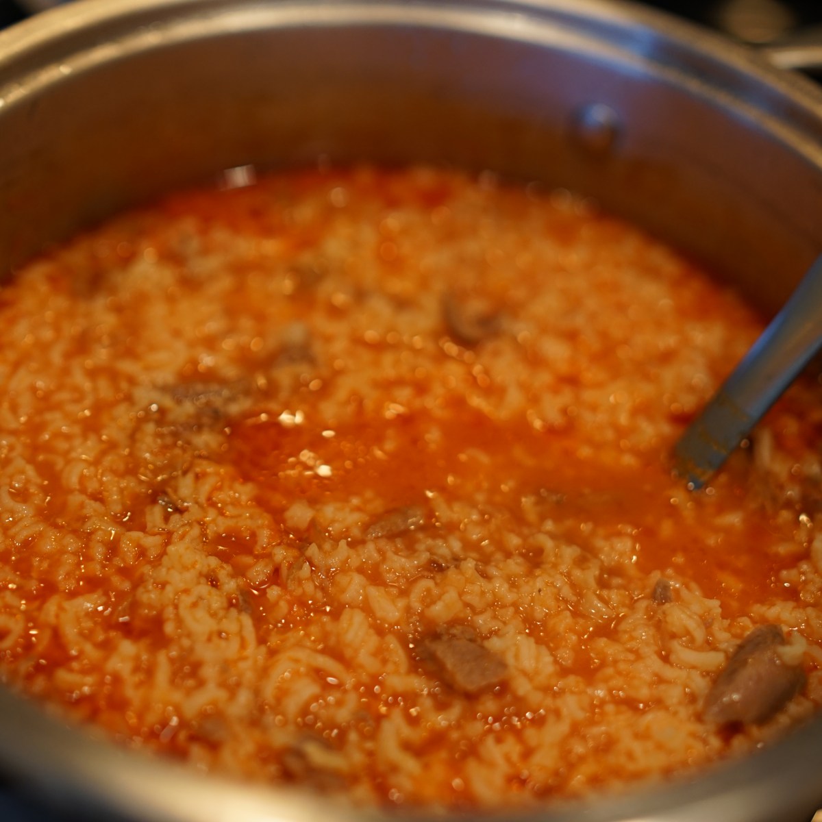 Armenian Orange Soup (Rice & Lamb Soup with Tomato&nbsp;Base)